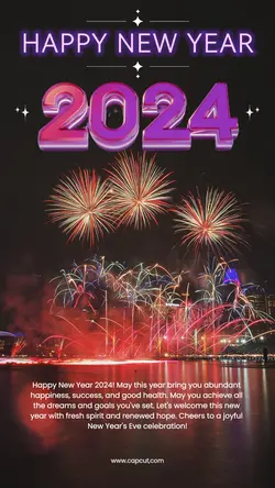 Happy New Year Instagram Story