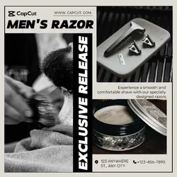 Beauty&Personal care&shaving display Minimalist