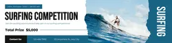 Surfing Competition LinkedIn Banner