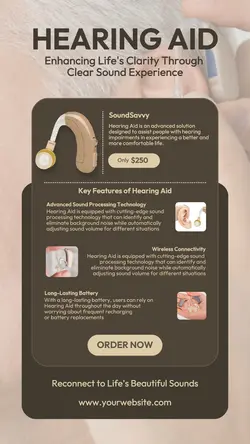 Electronics Hearing Aid Instagram Story