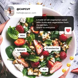 Foods&Beverage Food Sharing  Display Minimalist