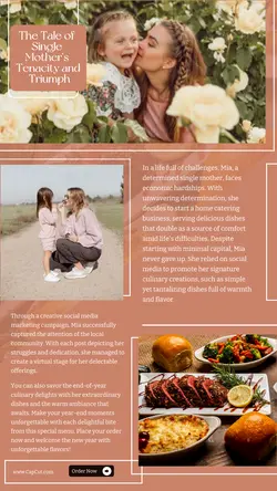 Food Industry -Typography- Instagram Or TikTok Ads