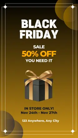 Black Friday Sale Instagram Story