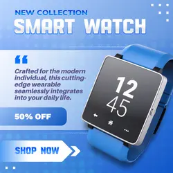 E-commerce Electronics - Hero Image -  Smart Watch
