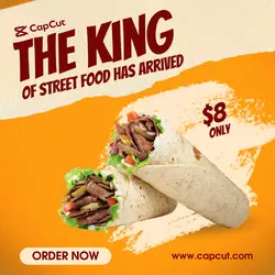Food and Beverage - Shawarma for Sale Instagram Post