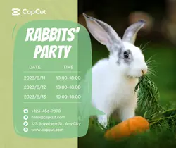 Pet supplies rabbit gatherings show simple style
