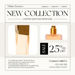 Perfume Product Promotion Instagram Post