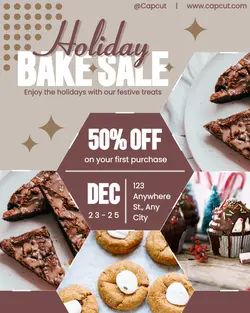 Holiday Bake Sale Poster