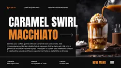 Coffee Shop New Menu Twitter Post