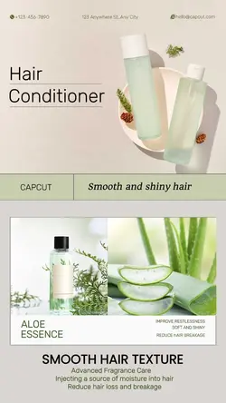 Beauty & shampooPure  Effect display Minimalist