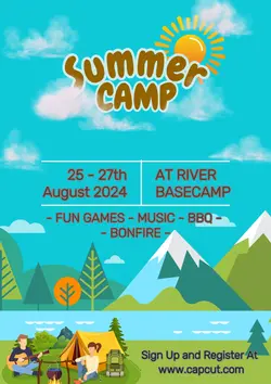 Non Marketing Campus Poster Summer River Camp
