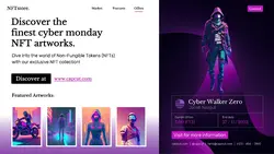 Cyber Monday NFT Limited Offers Display