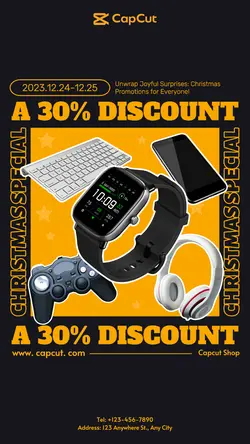 Christmas electronics discount sale