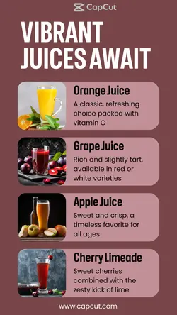 Juice Menu Display Instagram Story