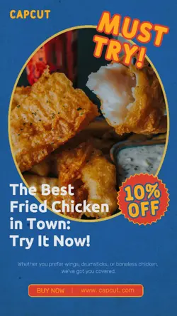 Foods Fried chicken Discount American vintage