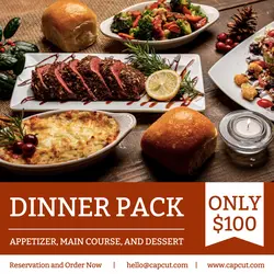 Dinner Pack Promotion Instagram Post