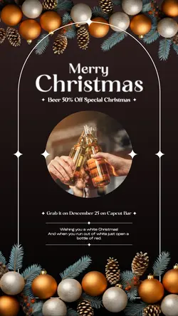 Beer Promo Special Christmas