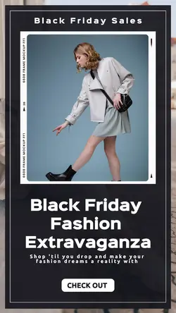 Simple Fashion Black Friday Sales Instagram Story