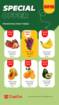 Fruit Promotion Sale Instagram Story