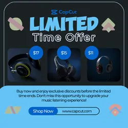 Electronics Limited Time Offer Instagram Post