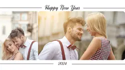 Non-Marketing Facebook Cover Happy New Year