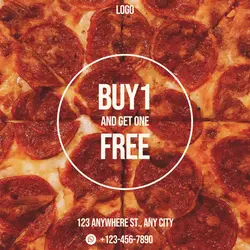 pizza fast food event promotion