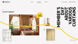 Household Various curtains Show Business