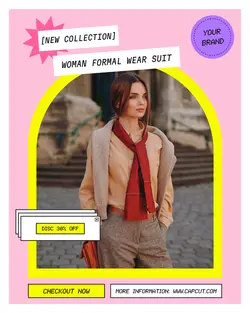 Fashion Brand Formal Suit Instagram Post