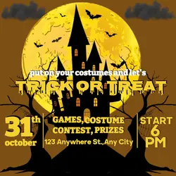 TRICK OR TREAT INSTAGRAM POST