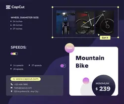 motion Mountain Bike show Collage Style