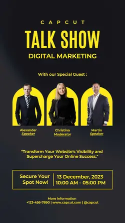 Talk Show Promotion Instagram Story