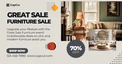 Great Sale Furniture Facebook App Ad