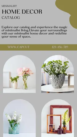 MINIMALIST HOME DECOR CATALOG INSTAGRAM POST