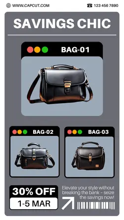 Most Popular Bag Sale Template