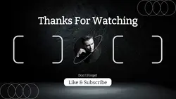 Non-marketing Youtube Endscreen - Black style