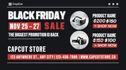 Black Friday VR Promo Facebook Ad