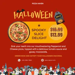 Halloween Sale Instagram Post Square