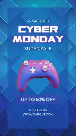 Cyber Monday sale promotion Instagram story