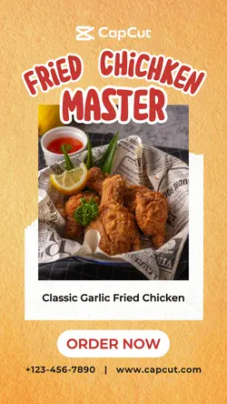 Fried Chicken Sale Instastory