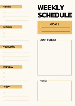 Education Weekly schedule Show（cc web）