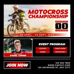 Motocross Championship Event Instagram Post