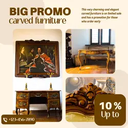 big promo furniture elegant style simple elegant round brown