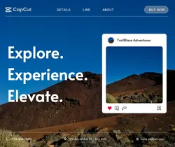 travel hiking branding modern