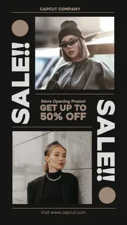 2 Image Product Poster - Women's Wear Sale Poster