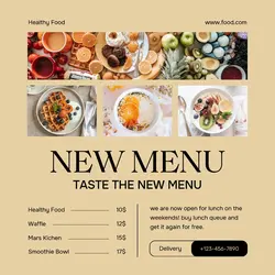 Healthy Food Instagram post