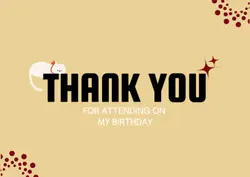 Non-marketing Personal Cards Thankyou Cards