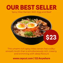 Food Best Seller Display Instagram Post