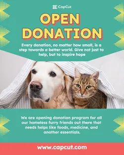 Pet Donation Poster