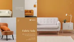 Household Sofa Display Geometric