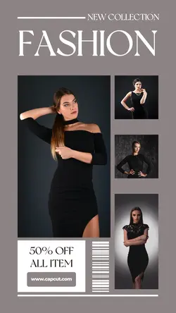 New Collection Fashion promotion ads